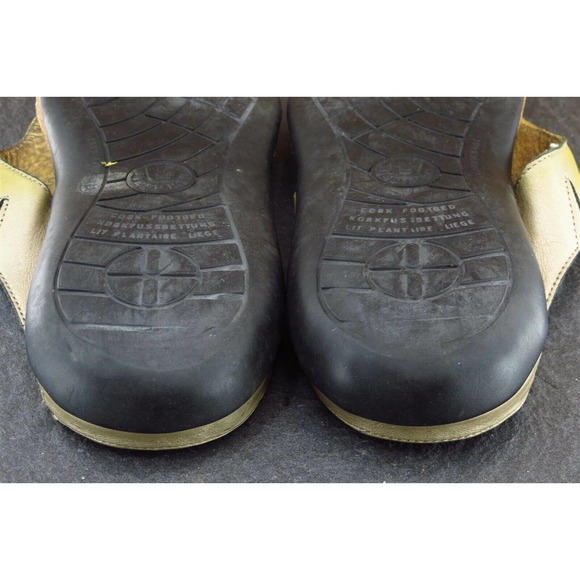 Mephisto Sz 40 M Green Flip Flop Leather Women‎ Sandals - Picture 6 of 7